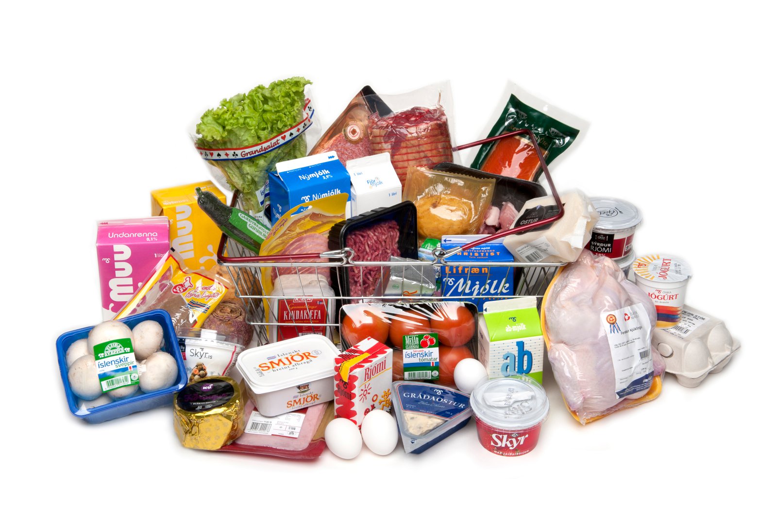 Matvælaverð er hlutfallslega lægra á Íslandi en hjá öllum hinum Norðurlandaþjóðunum