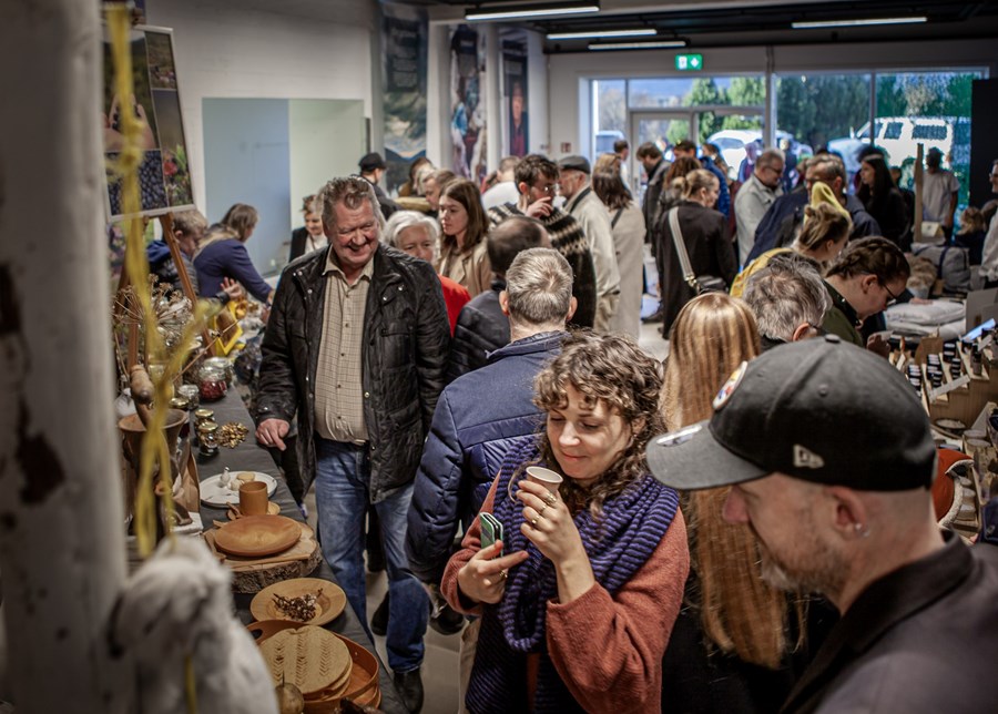 Frá Matarmóti Austurlands í fyrra. Þá mættu um 1.000 manns og er gert ráð fyrir álíka fjölda í ár.