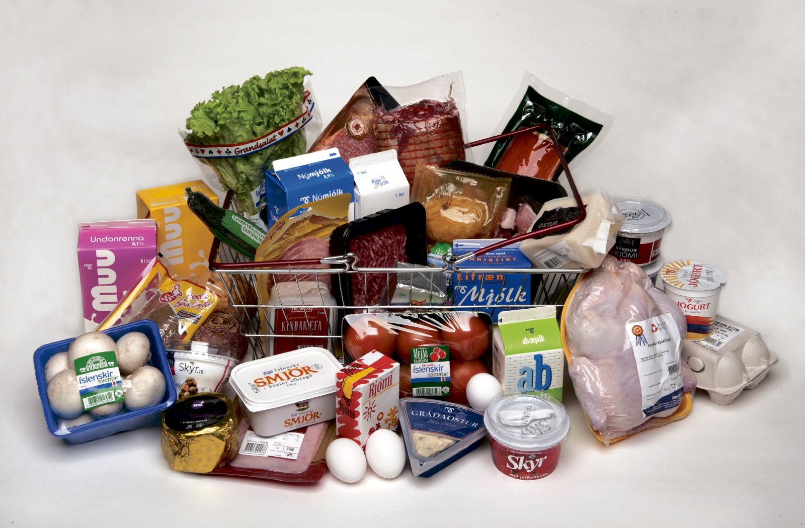 Hversu næg er íslensk þjóð sér um matvæli?