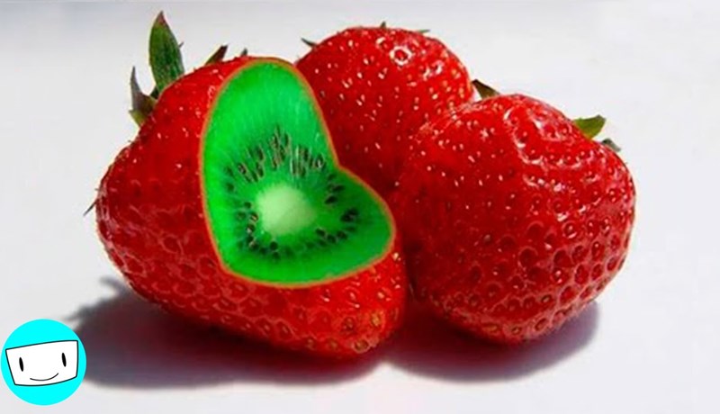 Epli með jarðarberja- eða ananasbragði