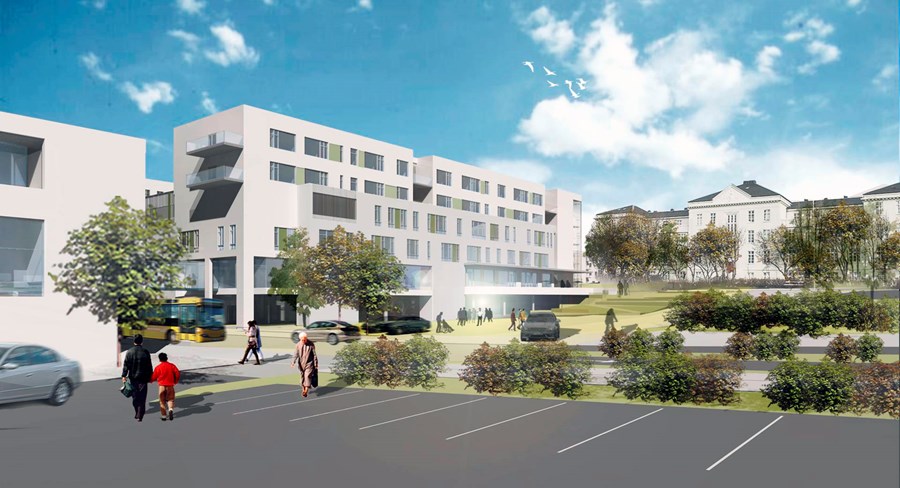 Væntanlegur meðferðarkjarni Landsspítalans.