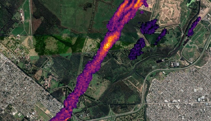Gervihnettir þefa uppi metan
