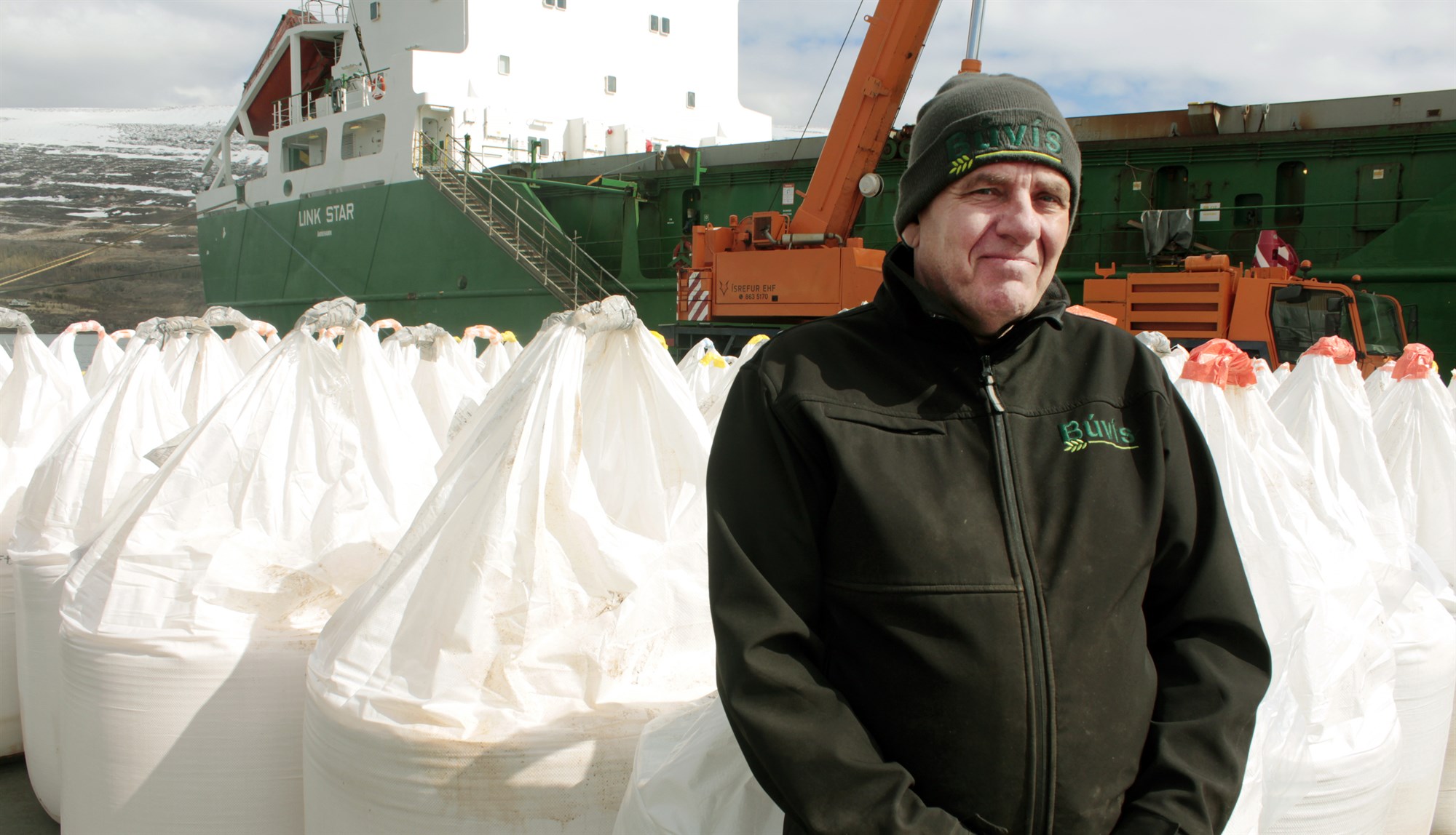 Áburður á norðausturhornið