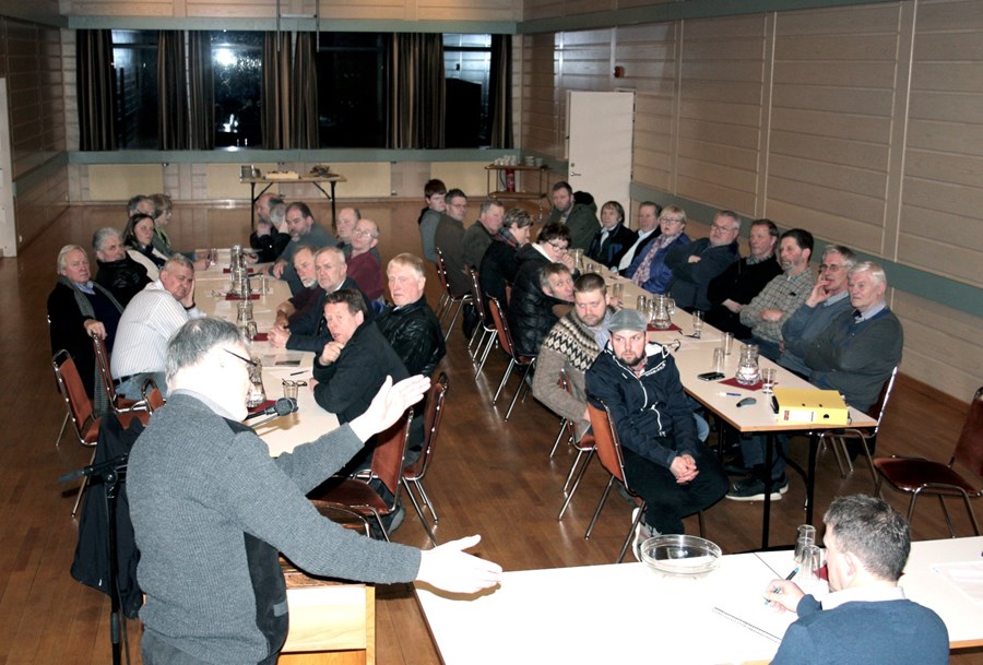 Frá hundrað ára afmælishófi Flóaáveitu.