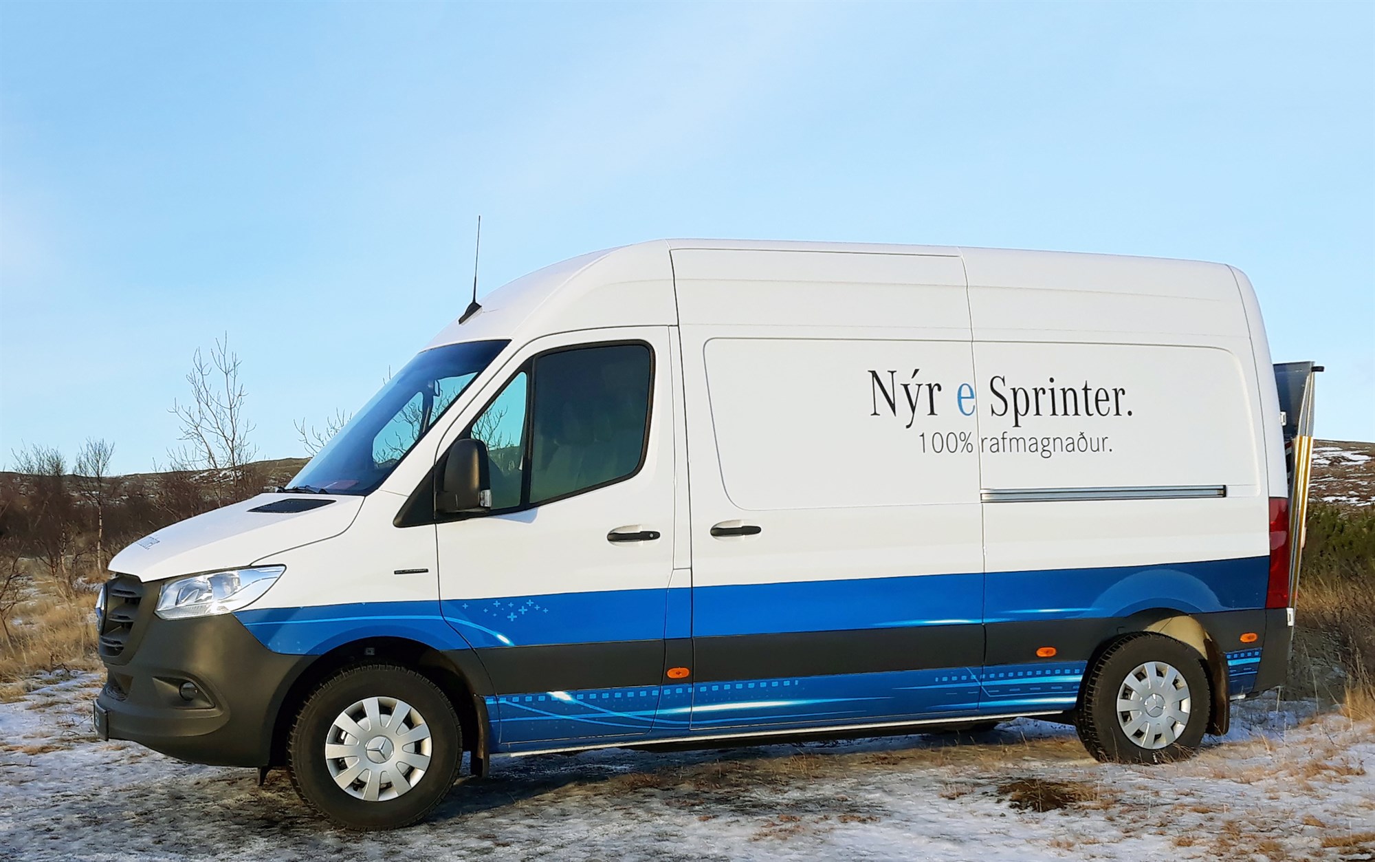 100% rafmagnsdrifinn Benz Sprinter