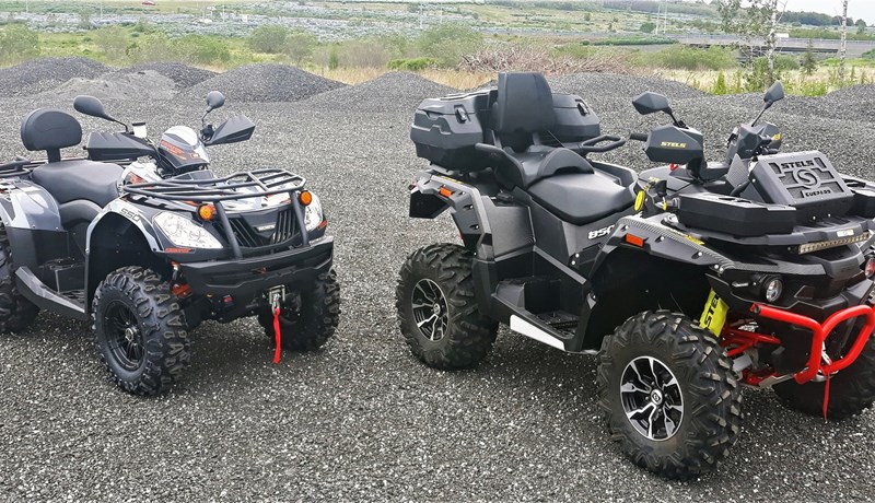 Tvö ólík fjórhjól frá Aflvélum