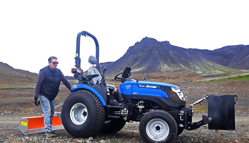 SOLIS 26 HST – smátraktor frá Indlandi