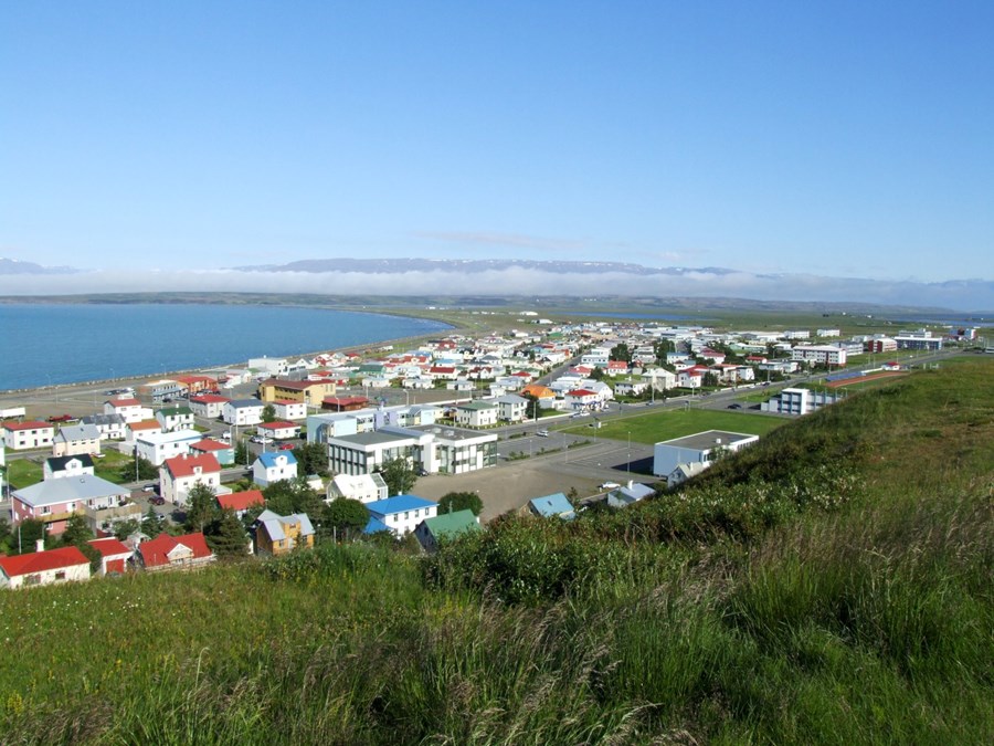Sauðárkrókur, þar sem höfuðstöðvar Byggðastofnunar eru til húsa.