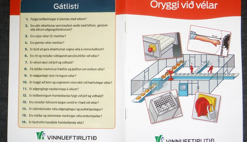 Öryggi og rétt umgengni við vélar skilar manni góðu tímakaupi