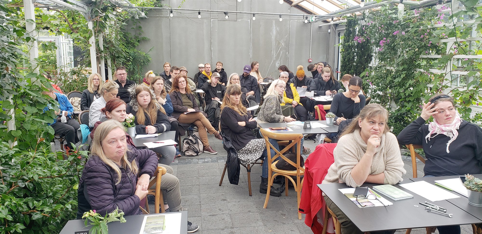 Nýnemar hittust í Grasagarðinum