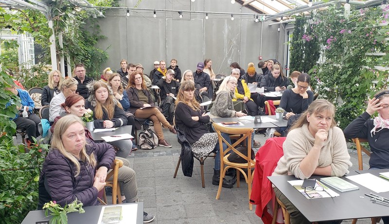 Nýnemar hittust í Grasagarðinum