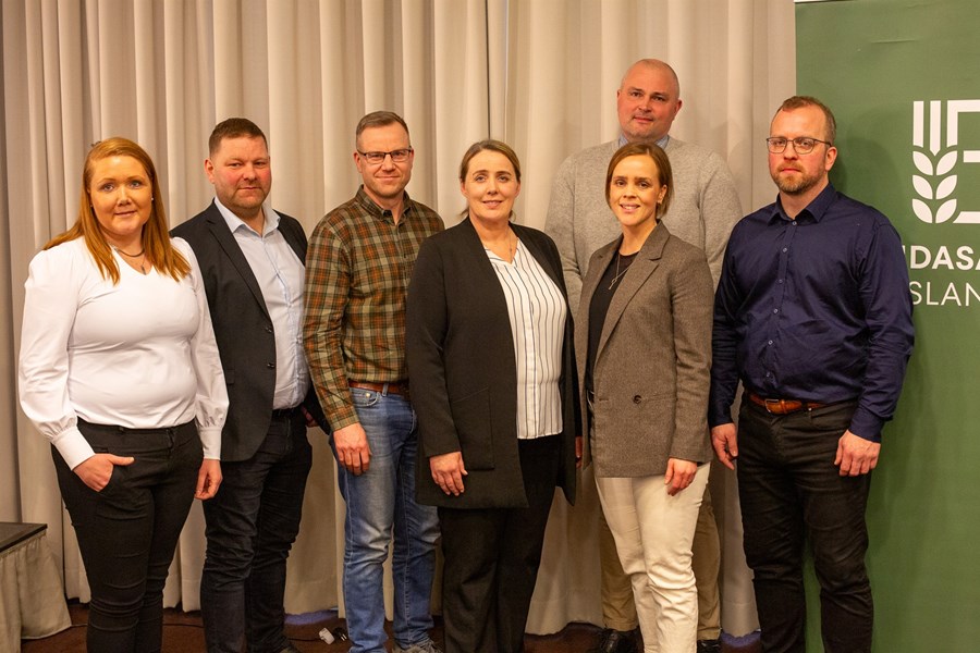 Ný stjórn Bændasamtaka Íslands.