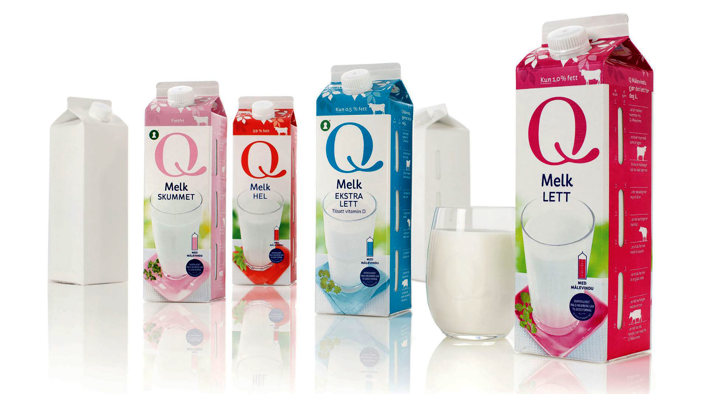 Plastflipinn burt af mjólkurfernunum í Noregi