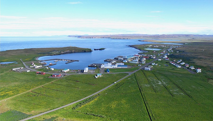Raufarhöfn séð úr suðri. 