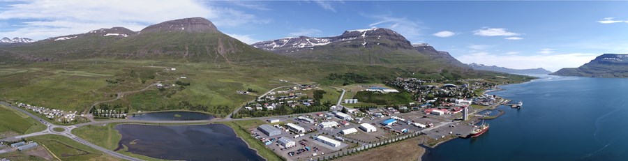 Á Reyðarfirði voru tjaldstæðin innan við bæinn meira og minna full í allt sumar.