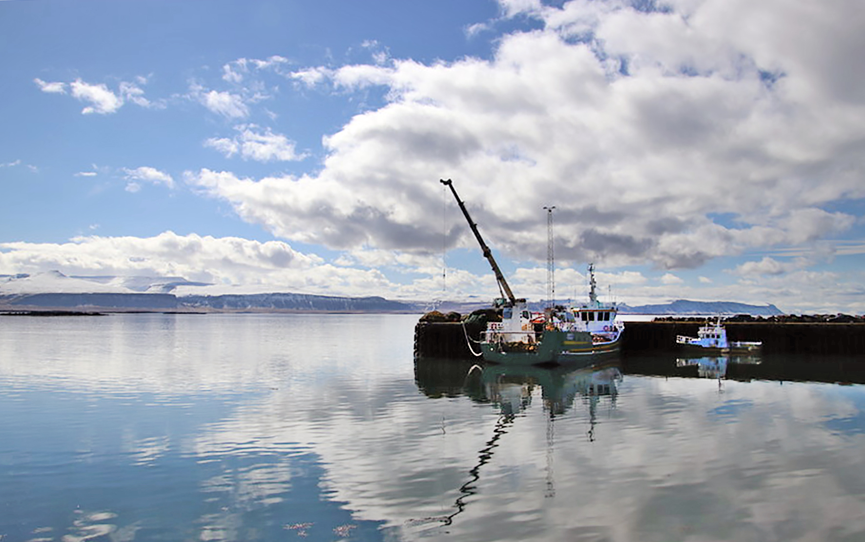 Endurbætur gerðar á Reykhólahöfn