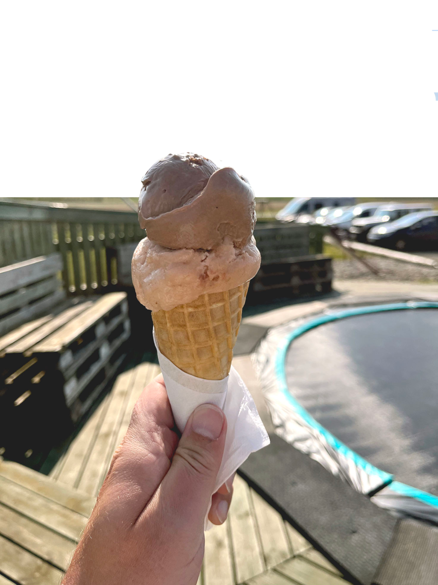 Rjómabúið á Erpsstöðum er góður viðkomustaður á ferð um Dalasýsluna.