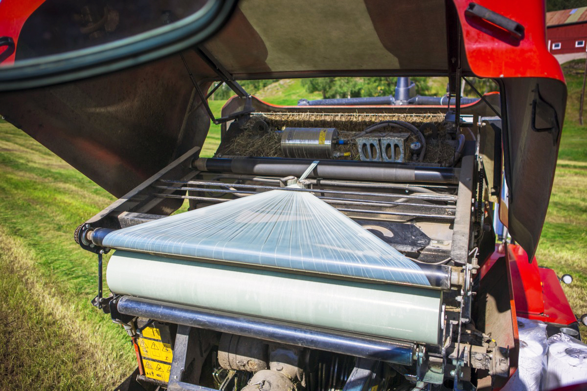 Rúlluvélar – Plast í stað nets