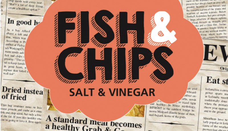 Harðfiskur og kartöfluflögur