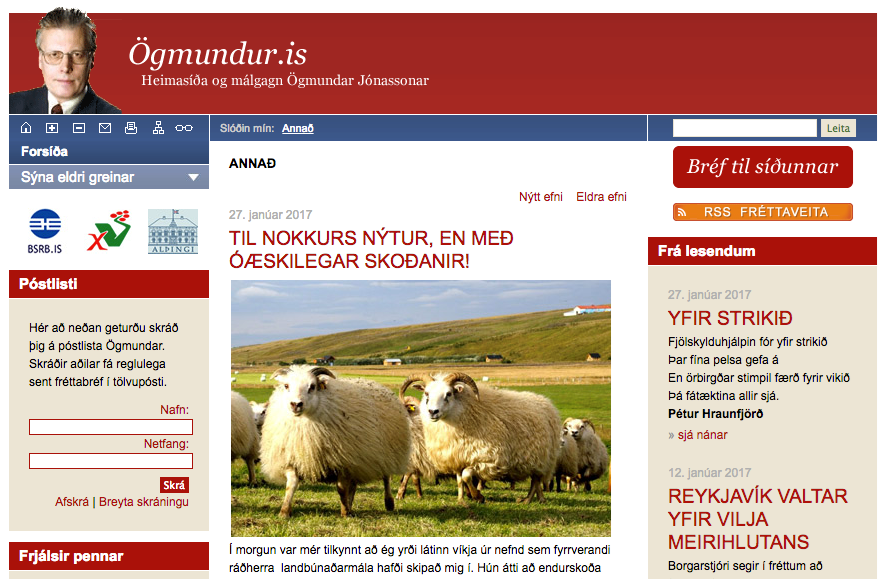 Ögmundi vísað úr endurskoðunarnefnd