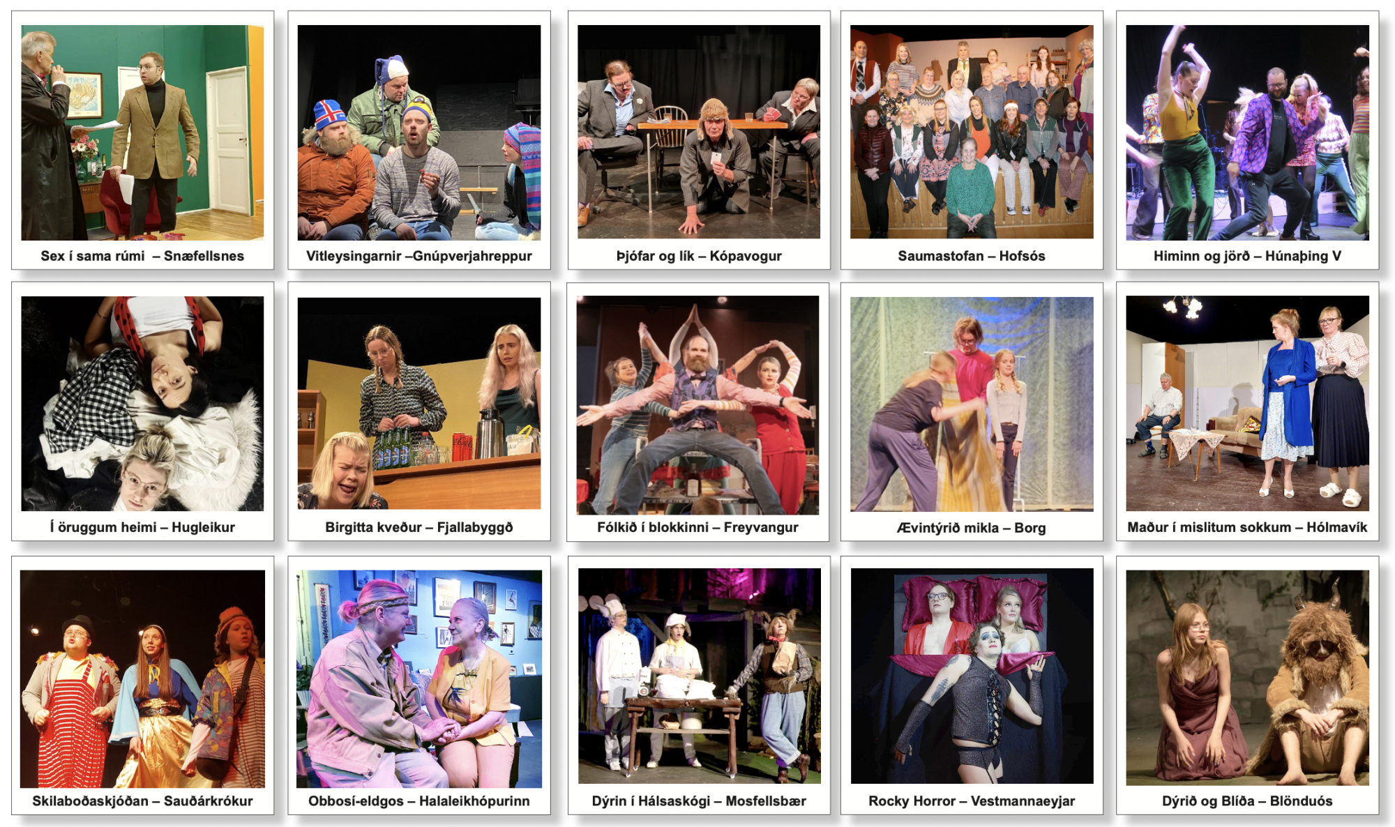 Áhugaleikhús okkar landsmanna