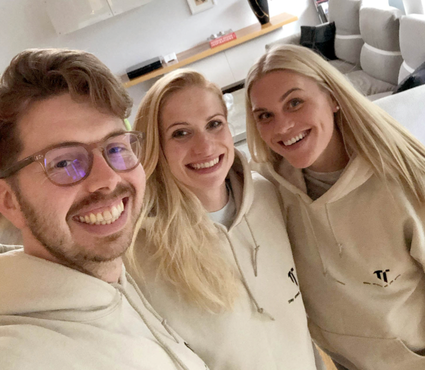 Styrkþegarnir Gísli Ragnar Guðmundsson, Annie Mist Þórisdóttir og Katrín Tanja Davíðsdóttir.