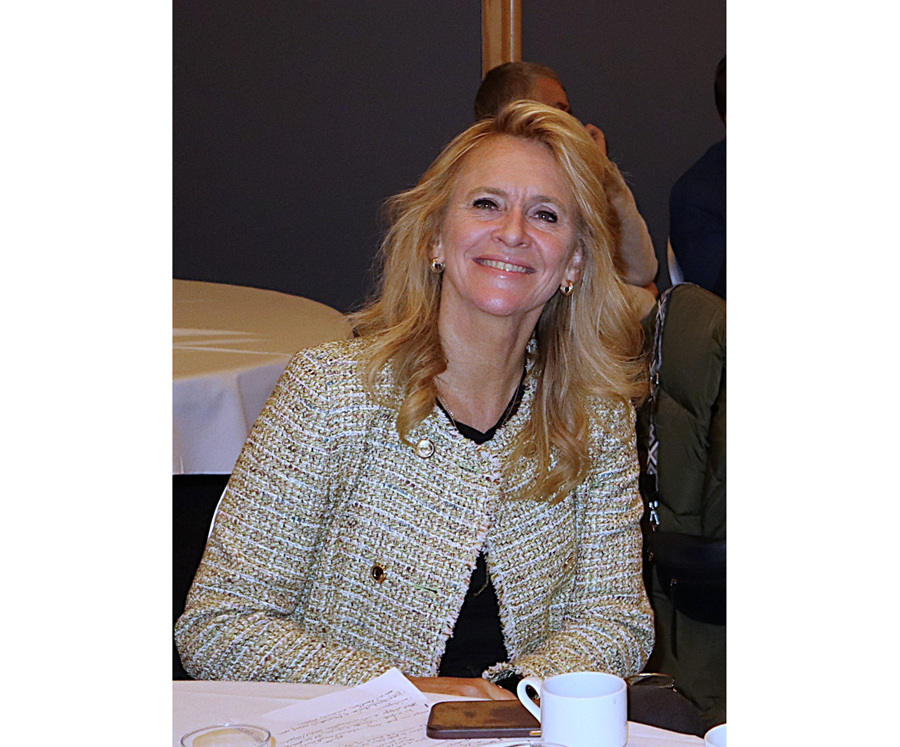 Þorgerður Katrín Gunnarsdóttir á degi landbúnaðarins sl. haust. Þar sagði hún brýnt að ýta undir nýsköpun í landbúnaði og bæta skilyrði fyrir unga bændur.