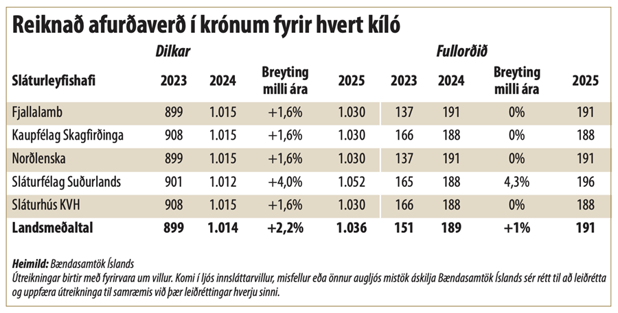 Rekstrarskilyrðin ekki til staðar