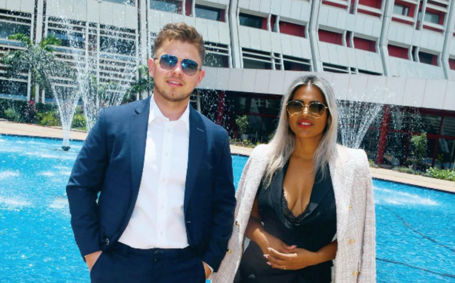 Morten og Camilla, eigendur Nortra-tractors.