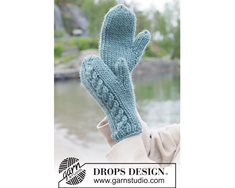 Þykkir kaðlavettlingar