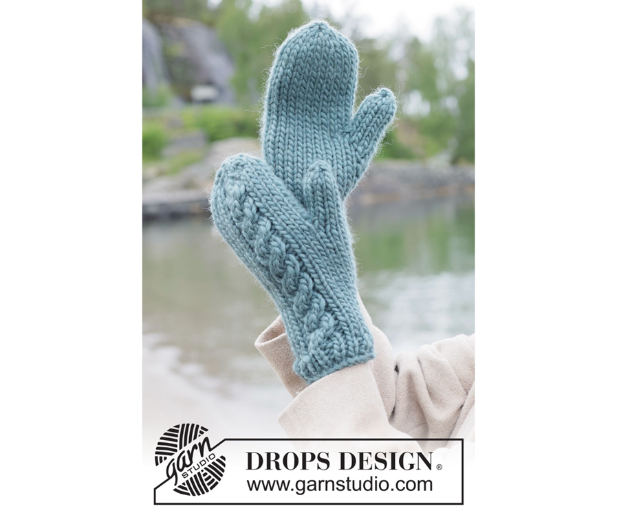 Þykkir kaðlavettlingar