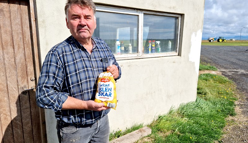 Kartöflurnar komnar