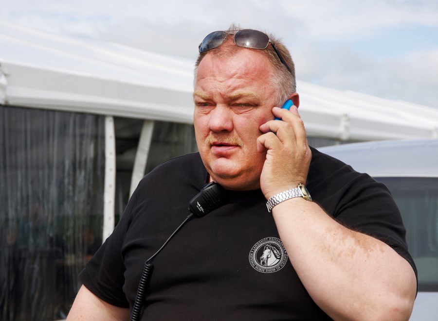 Sigurður Ævarsson mótsstjóri lofar úrvalsveðri og frábærum hestakosti á Landsmóti á Gaddstaðaflötum annað kvöld.