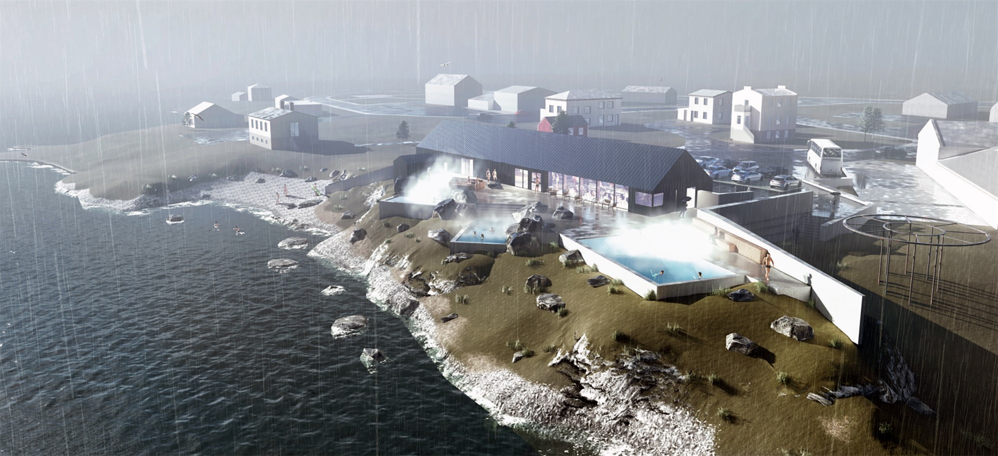 Fyrirhugað að reisa sjóböð á Hólanesi