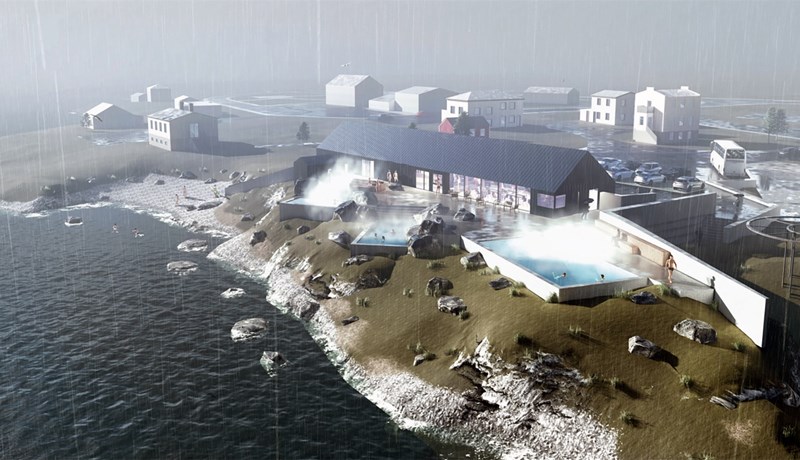Fyrirhugað að reisa sjóböð á Hólanesi