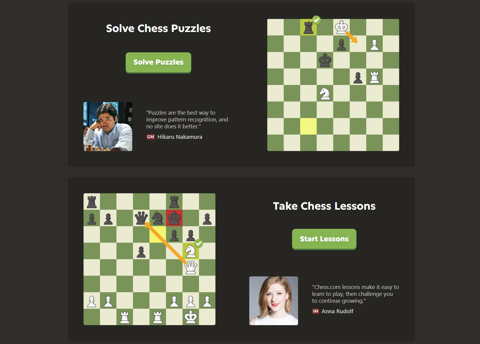 Skákþrautir á netinu