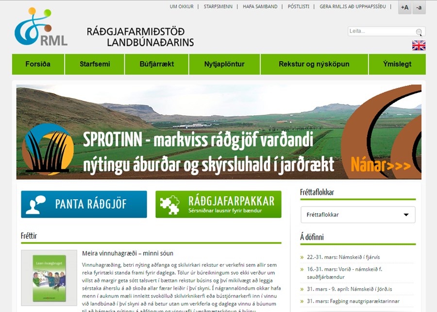 Góður gangur í starfsemi RML