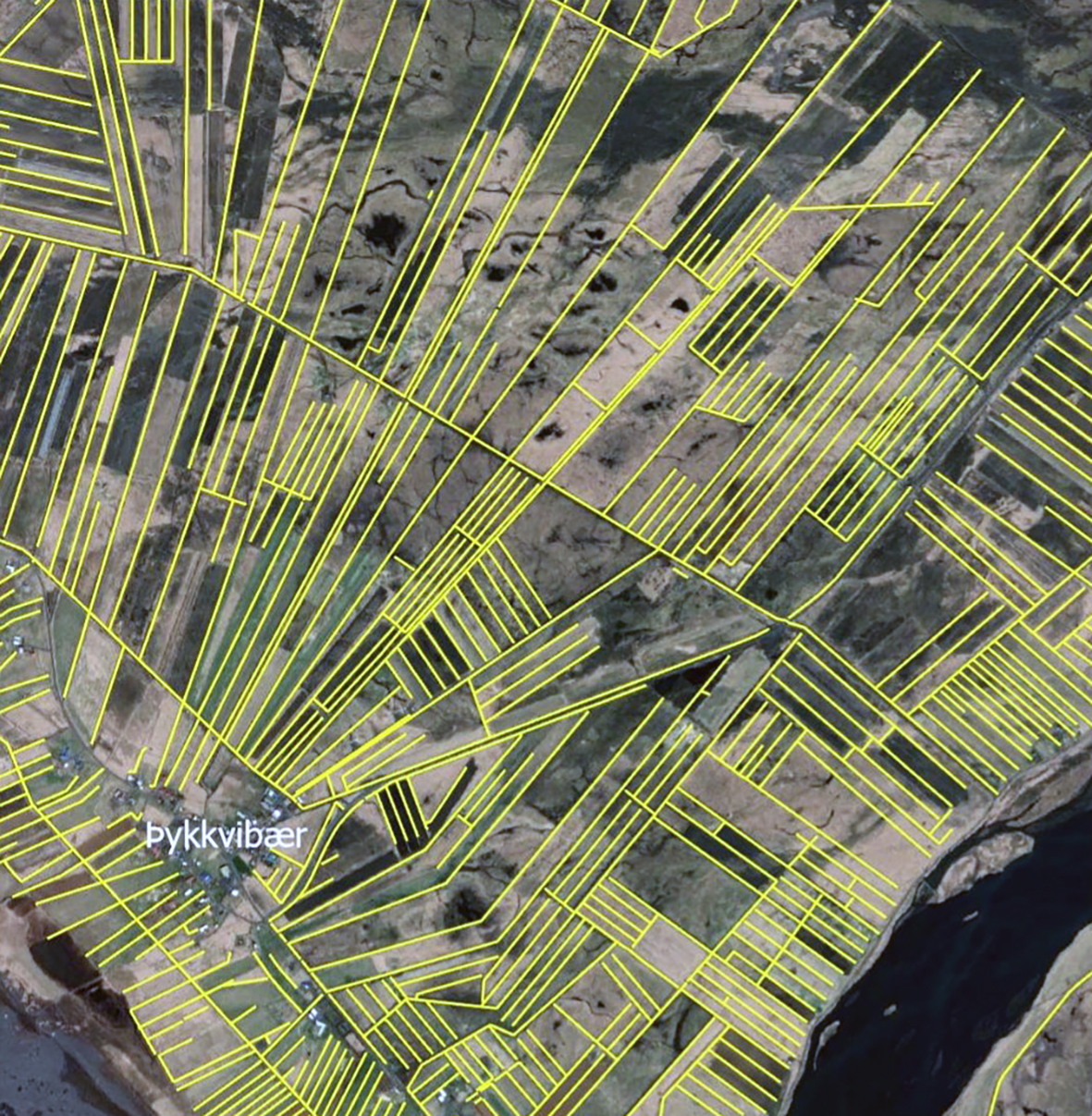 Nýr skurðauppdráttur