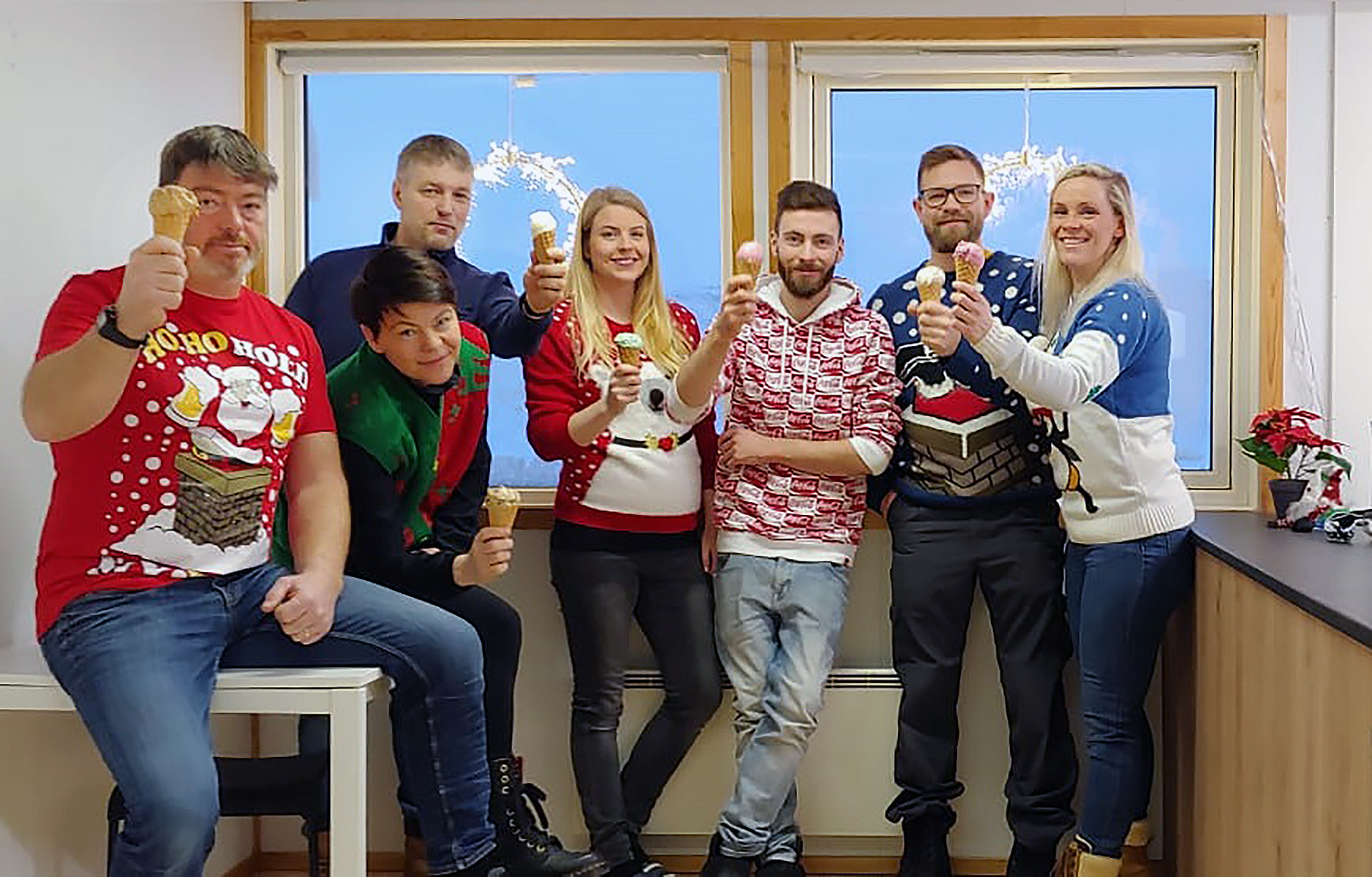 Framleiða ís úr eigin hráefni og opnuðu ísbúð