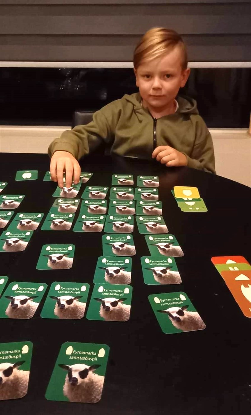 Samstæðuspil með eyrnamörkum