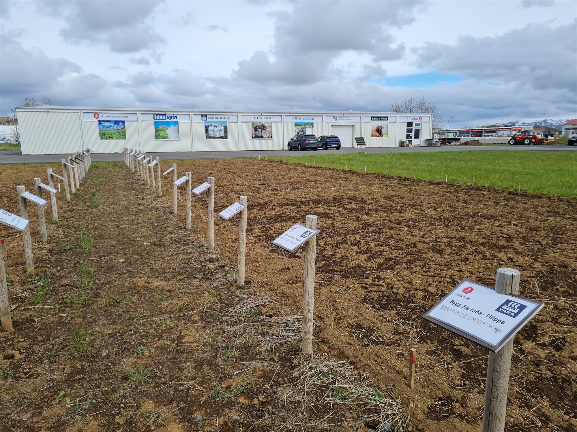 Sýningarreitir á Hvolsvelli