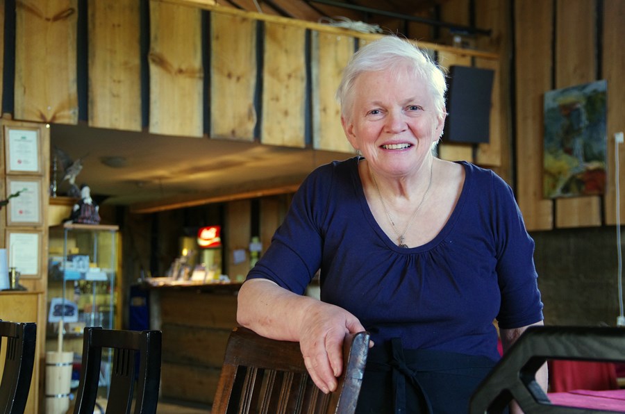 Stella Guðmundsdóttir starfrækir ferðaþjónustuna í Heydal ásmt fjölskyldu sinni.