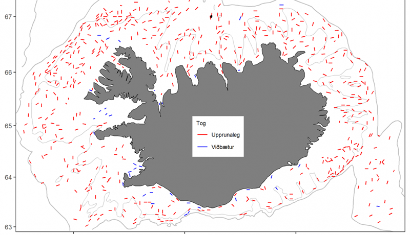 Stofnvísitala þorsks hefur lækkað