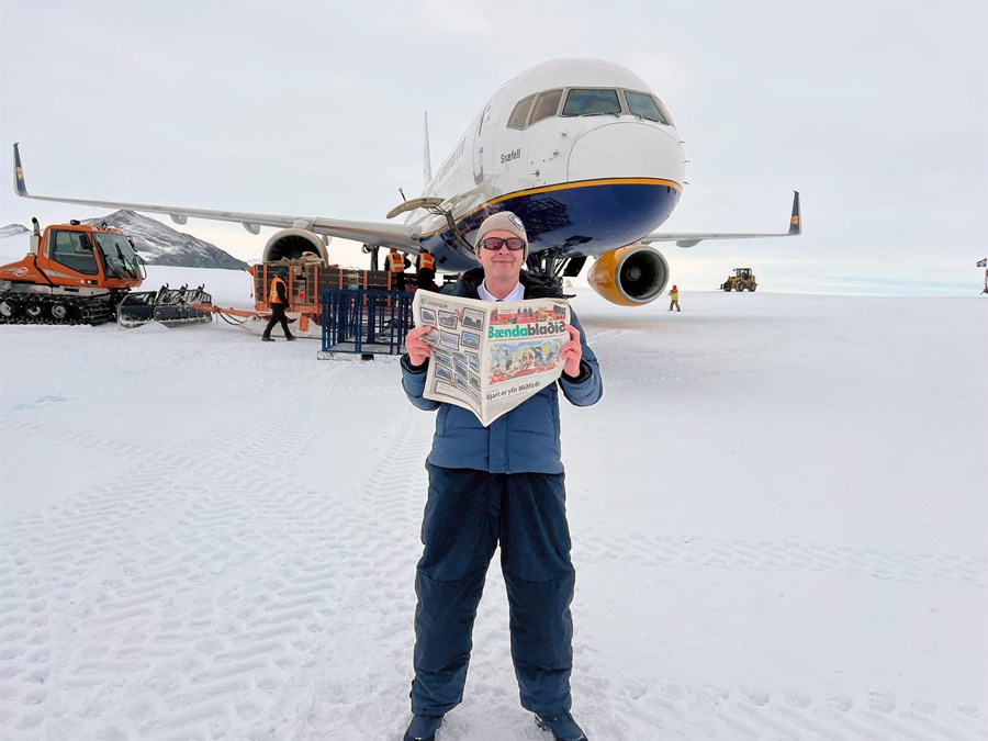 Bændablaðið á Suðurskautinu