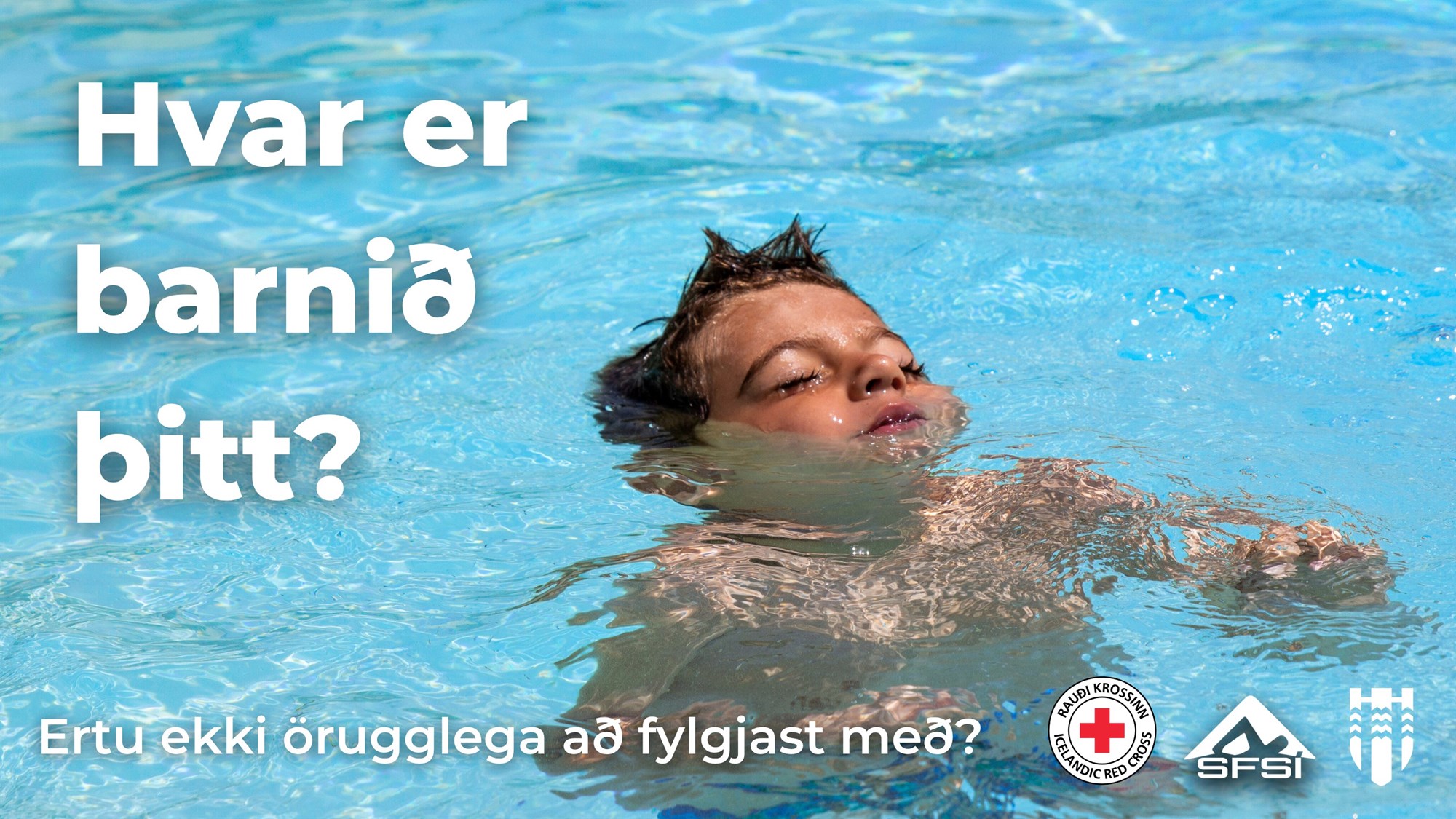 Átak um öryggi barna í sundi