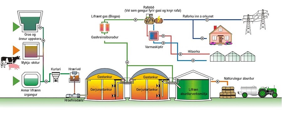 Svínagasframleiðsla á Vatnsleysuströnd