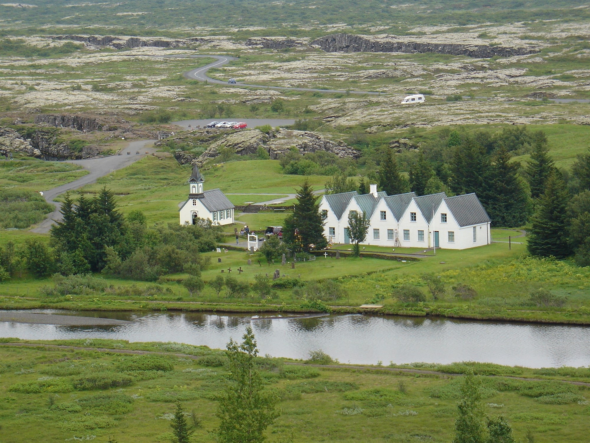 Ekkert er vitað um stöðu fráveitumála á Þingvöllum