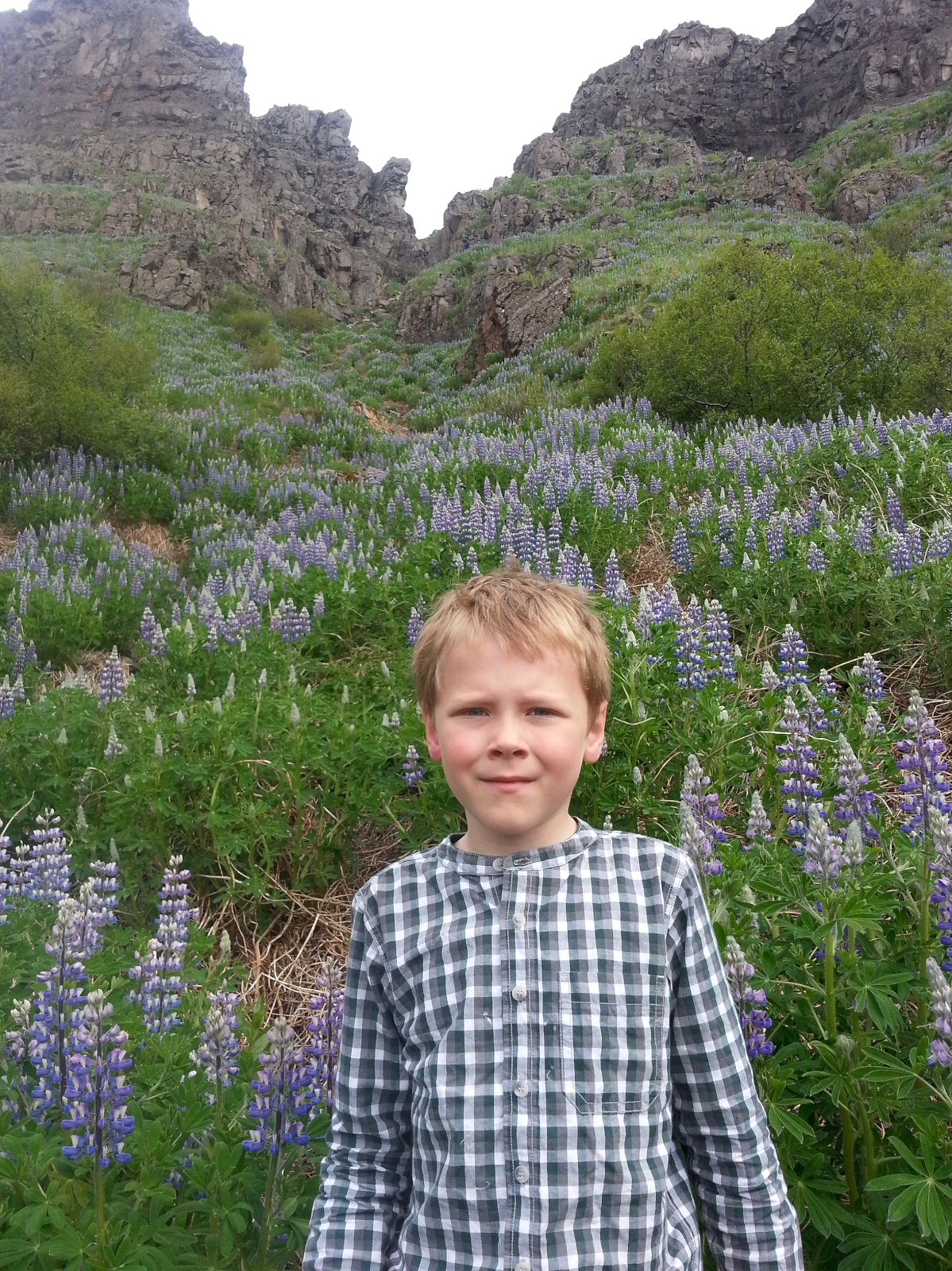 Ætlar að verða skógarhöggsmaður