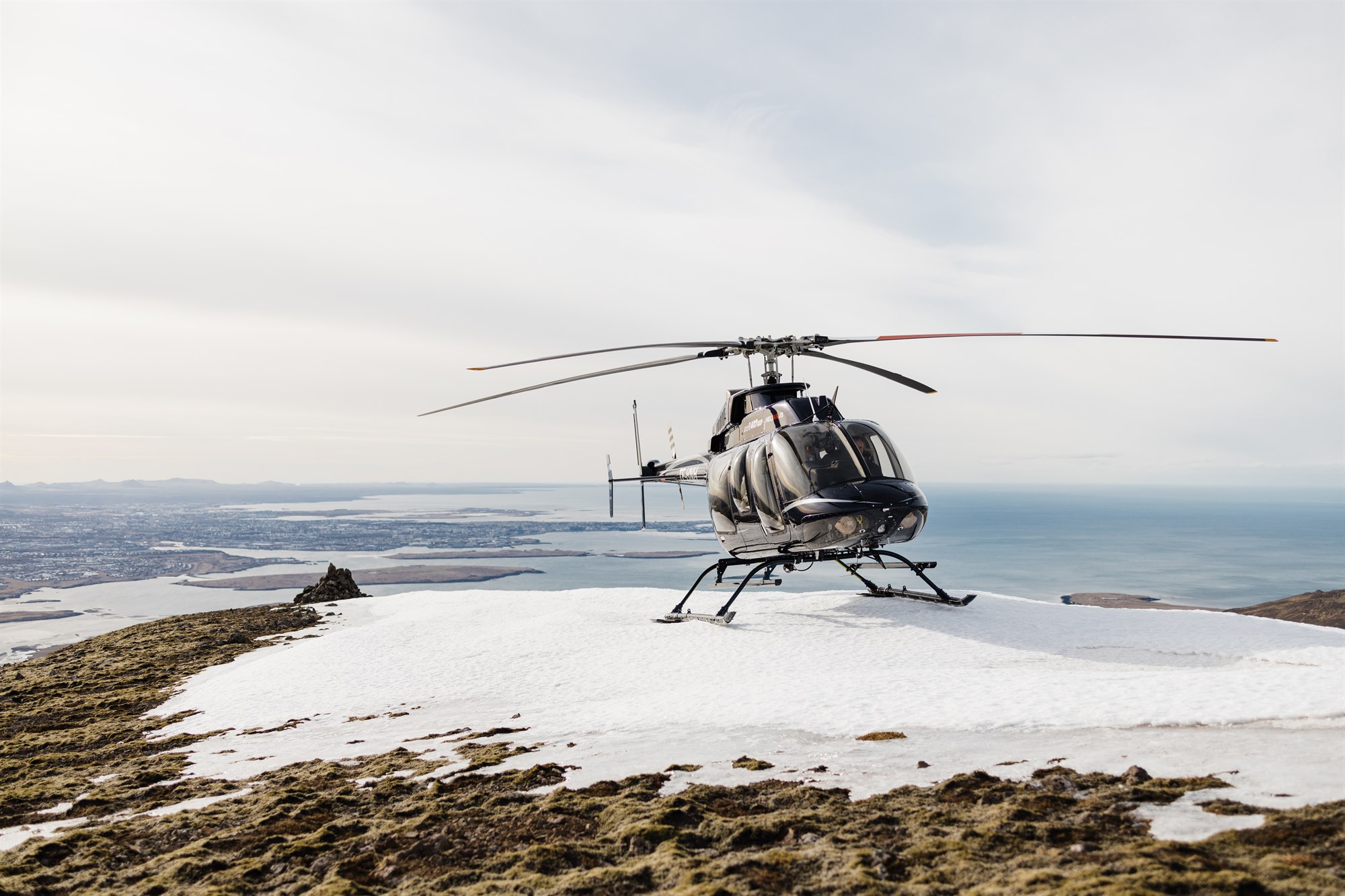 Mikil eftirspurn eftir þyrluflugi í sumar