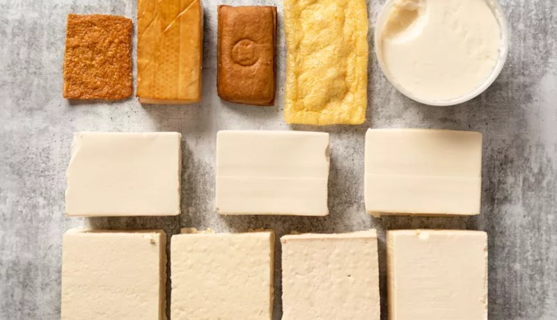 Tófú er bæði klístrað og hart